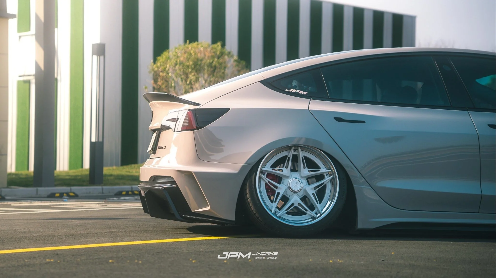 Robot Craftsman Tesla Model 3 “HACKER” Rear Bumper & Diffuser (2017–2023 pre-facelift) - Image 8