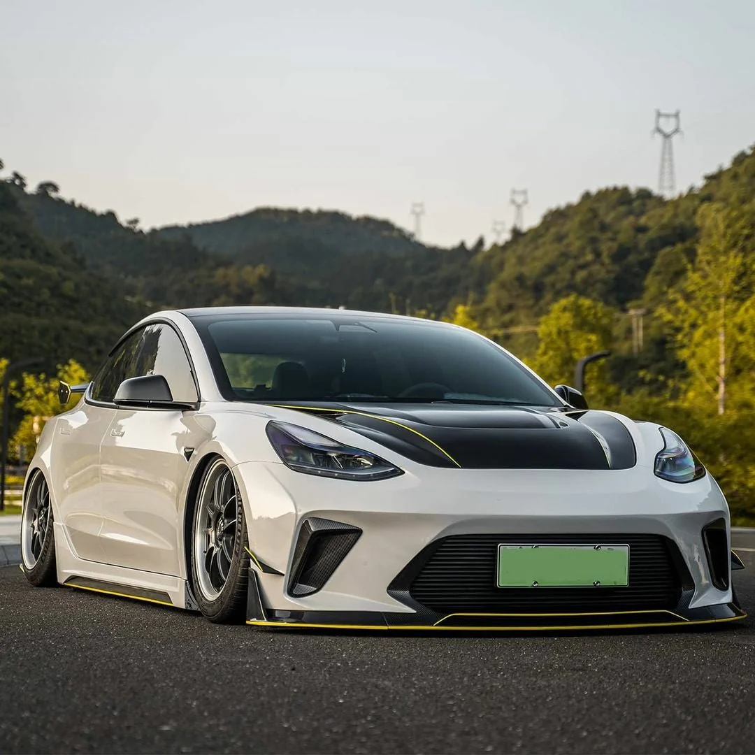 Robot Craftsman Tesla Model 3 “HACKER” Side Skirts (2017–2023 pre-facelift) - Image 8