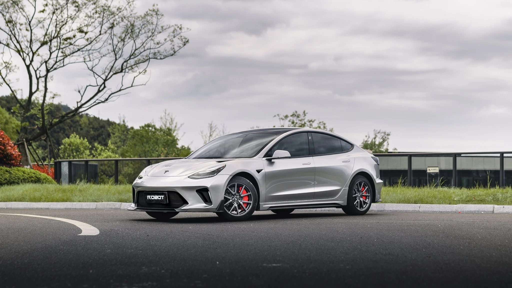 Robot Craftsman Tesla Model 3 “HACKER” Side Skirts (2017–2023 pre-facelift) - Image 9