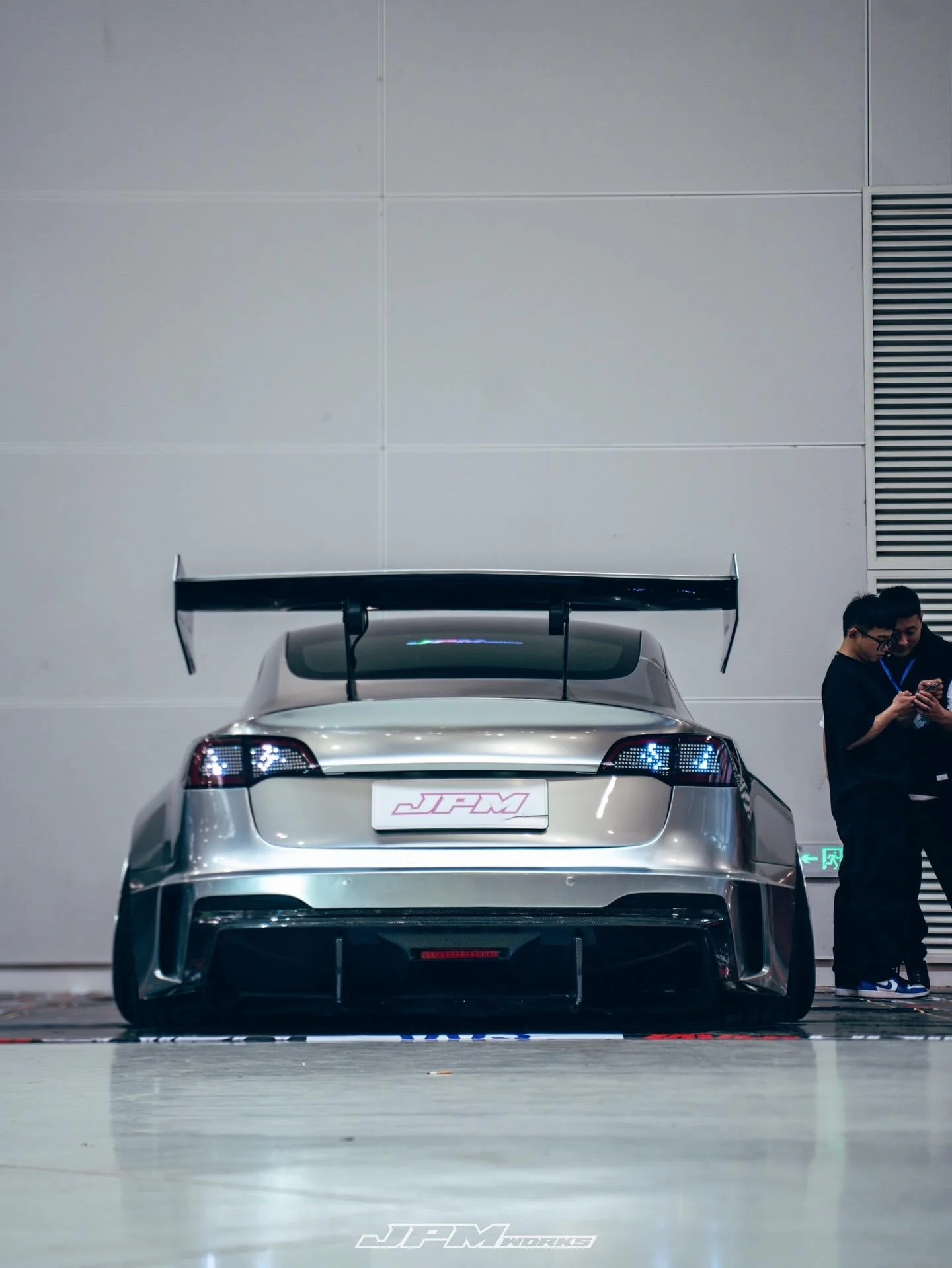 Robot Craftsman Tesla Model 3 2017-2023 “HACKER” Widebody FRP & Partial Carbon Full Kit - Image 16