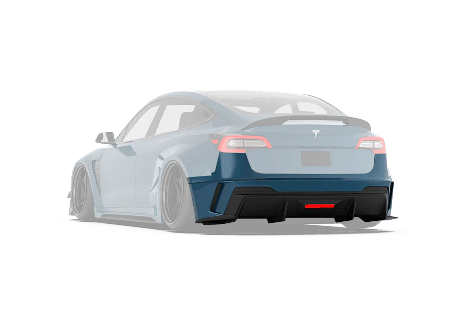 Robot Craftsman Tesla Model 3 2017-2023 “HACKER” Widebody FRP & Partial Carbon Full Kit - Image 5