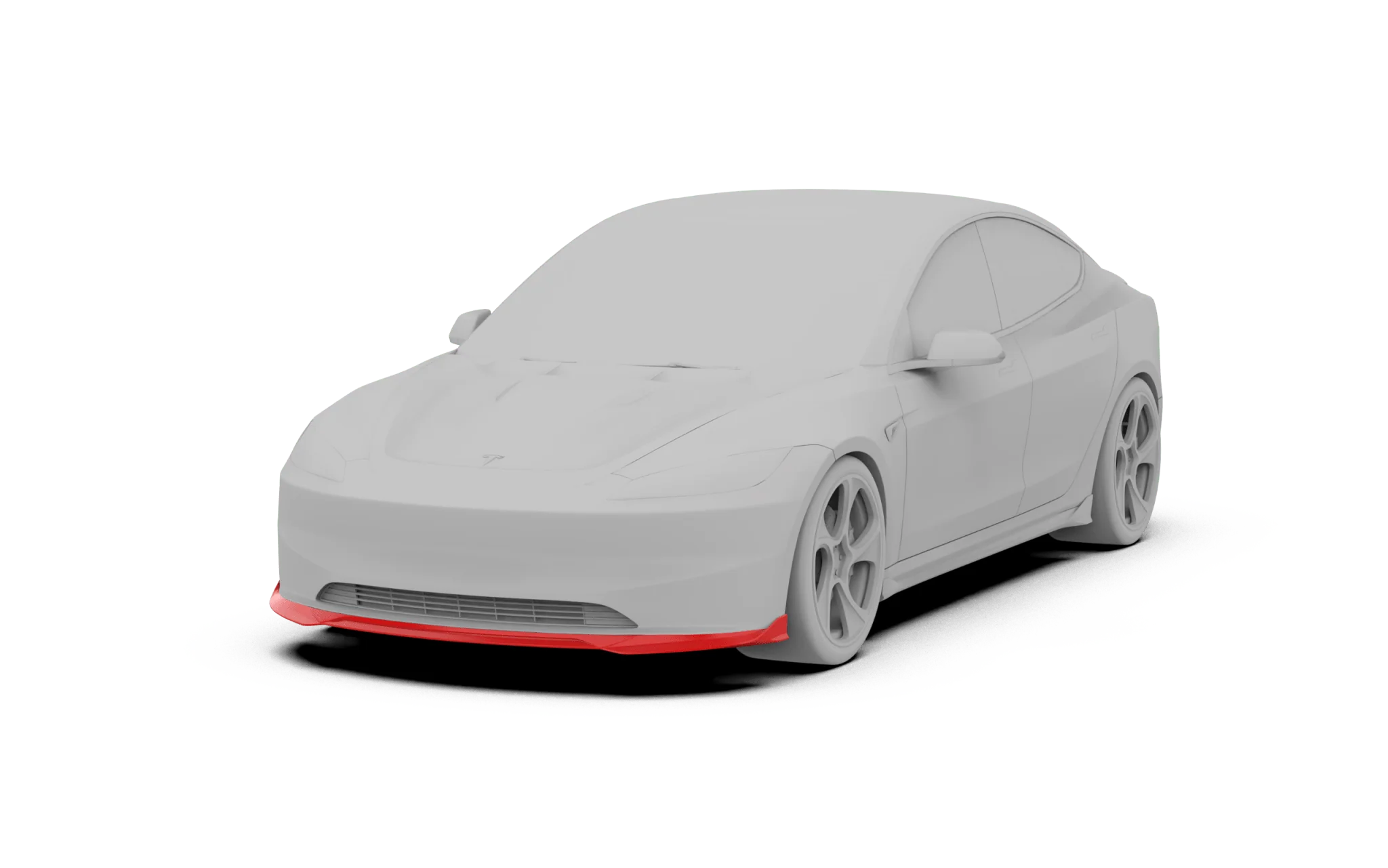 Robot Craftsman Tesla Model 3 Highland Front Splitter - Image 4