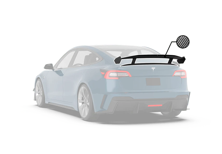 Robot Craftsman Widebody Tesla Model 3 “HACKER” Spoiler Options - Image 4