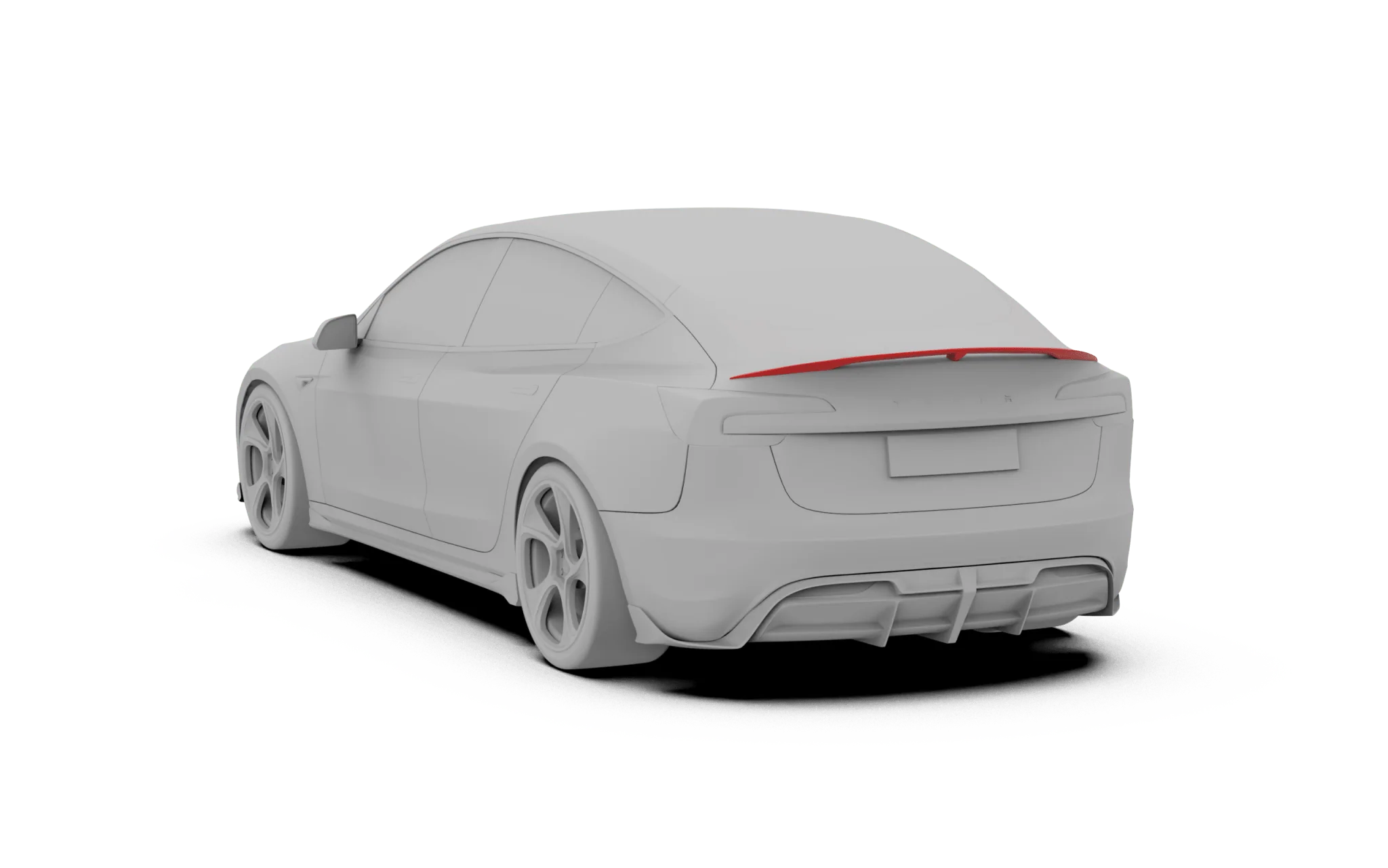 Robot Craftsman Tesla Model 3 Highland "Hacker" Spoiler Options - Image 13