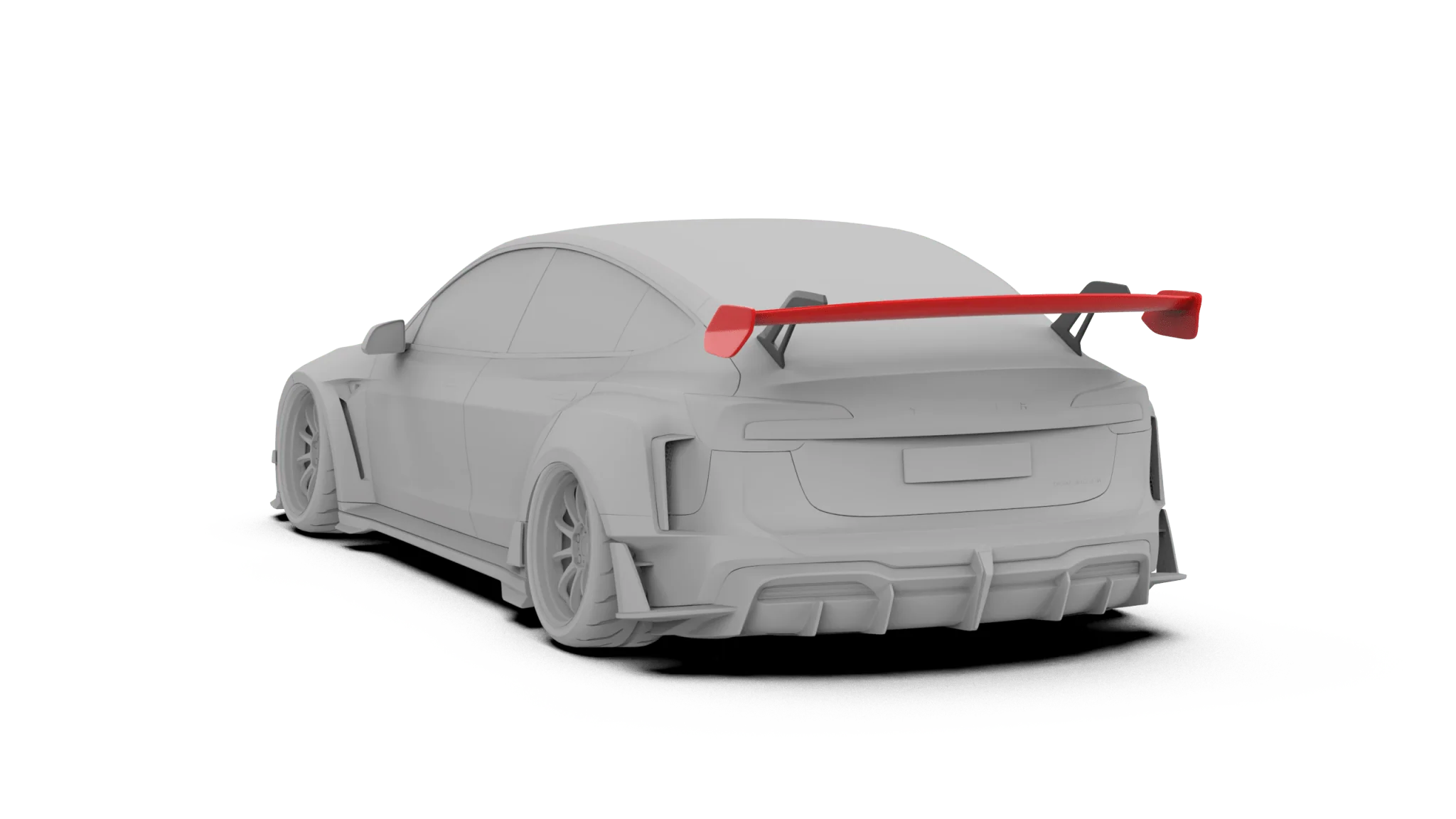 Robot Craftsman Tesla Model 3 Highland "Hacker" Spoiler Options - Image 9