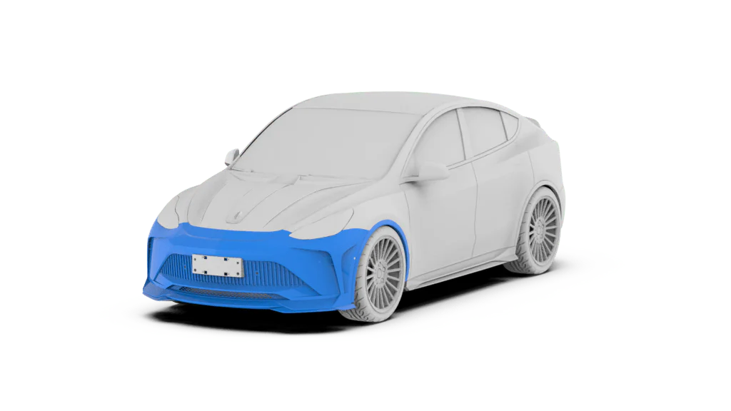 Robot Craftsman Tesla Model Y Starship Polypropylene Front Bumper - Image 4