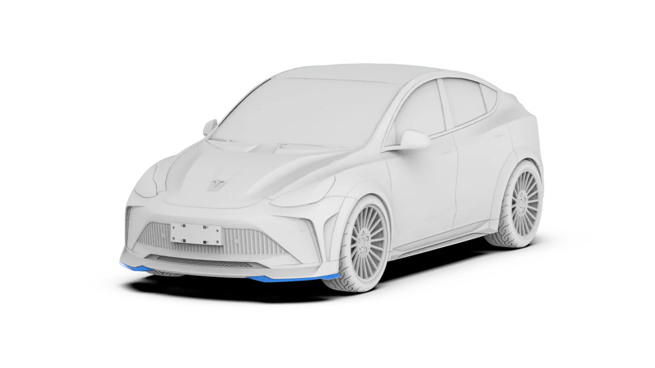 Robot Craftsman Tesla Model Y Starship Polypropylene Front Lip Addon