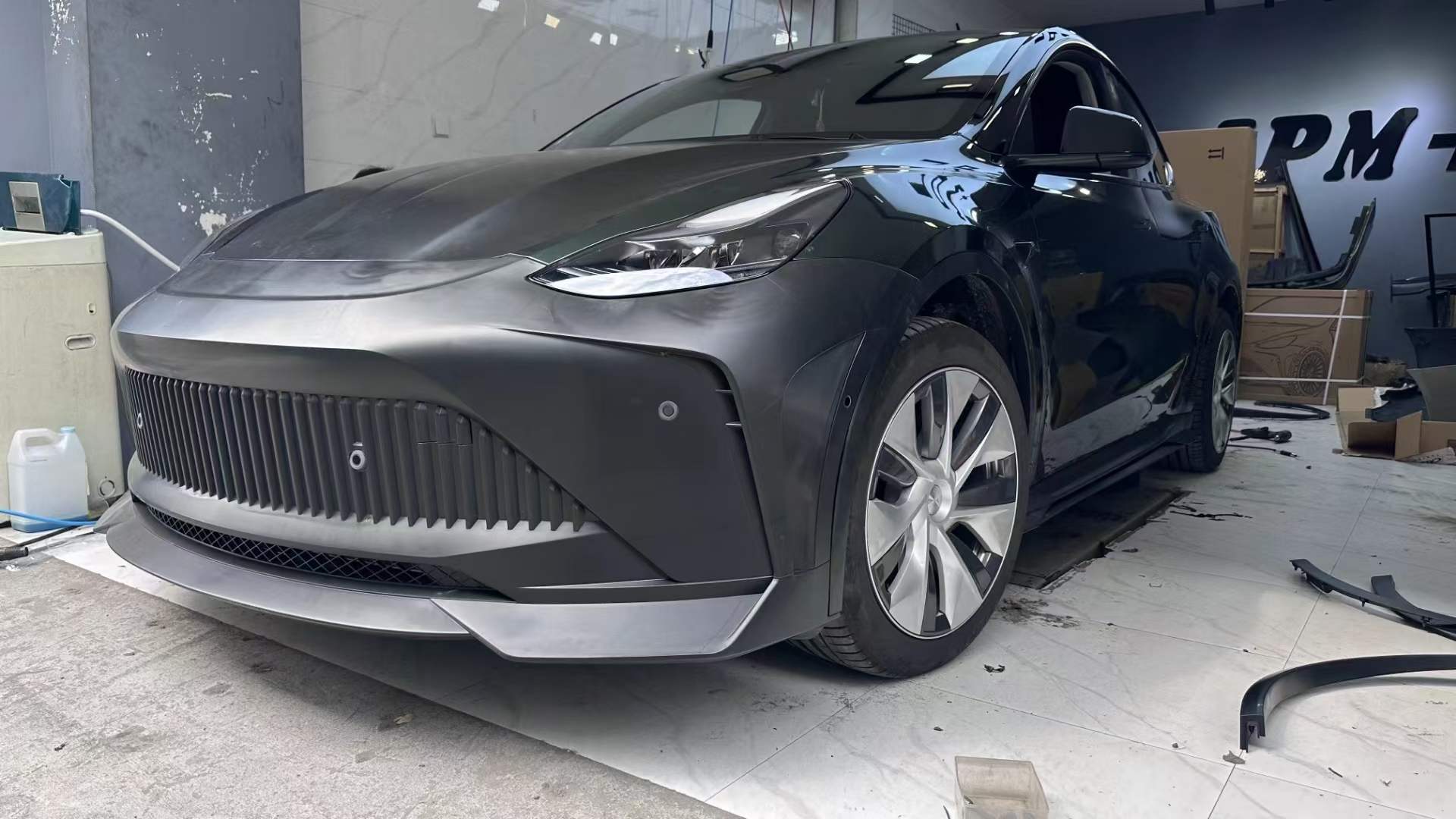 Robot Craftsman Tesla Model Y Starship Polypropylene Front Lip Addon - Image 4