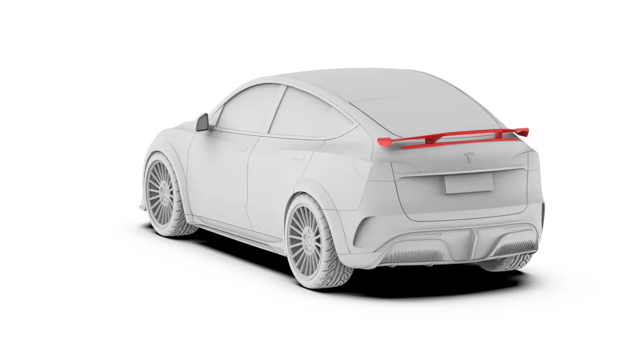 Robot Craftsman Tesla Model Y Starship Spoilers - Image 4