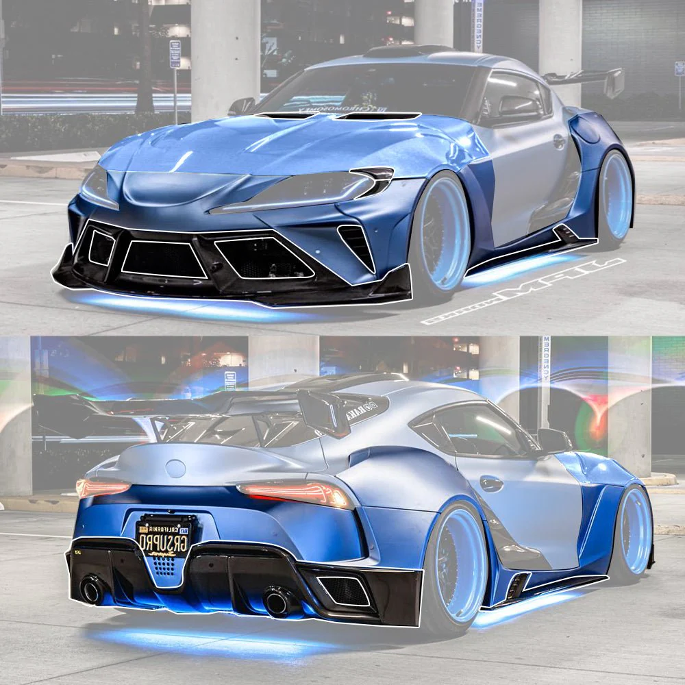 Robot Alerion (Style A) Toyota GR Supra Moray Full Widebody Kit - Image 15
