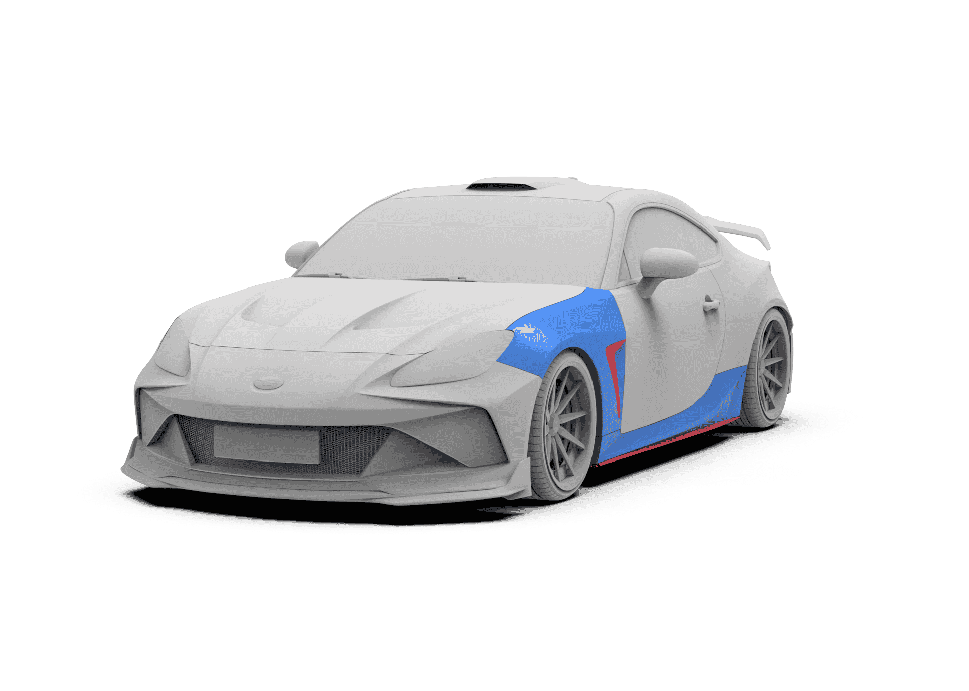 Robot Craftsman Toyota GR86 / BRZ Narrow Front Arch / Fender + Sideskirts - Image 2