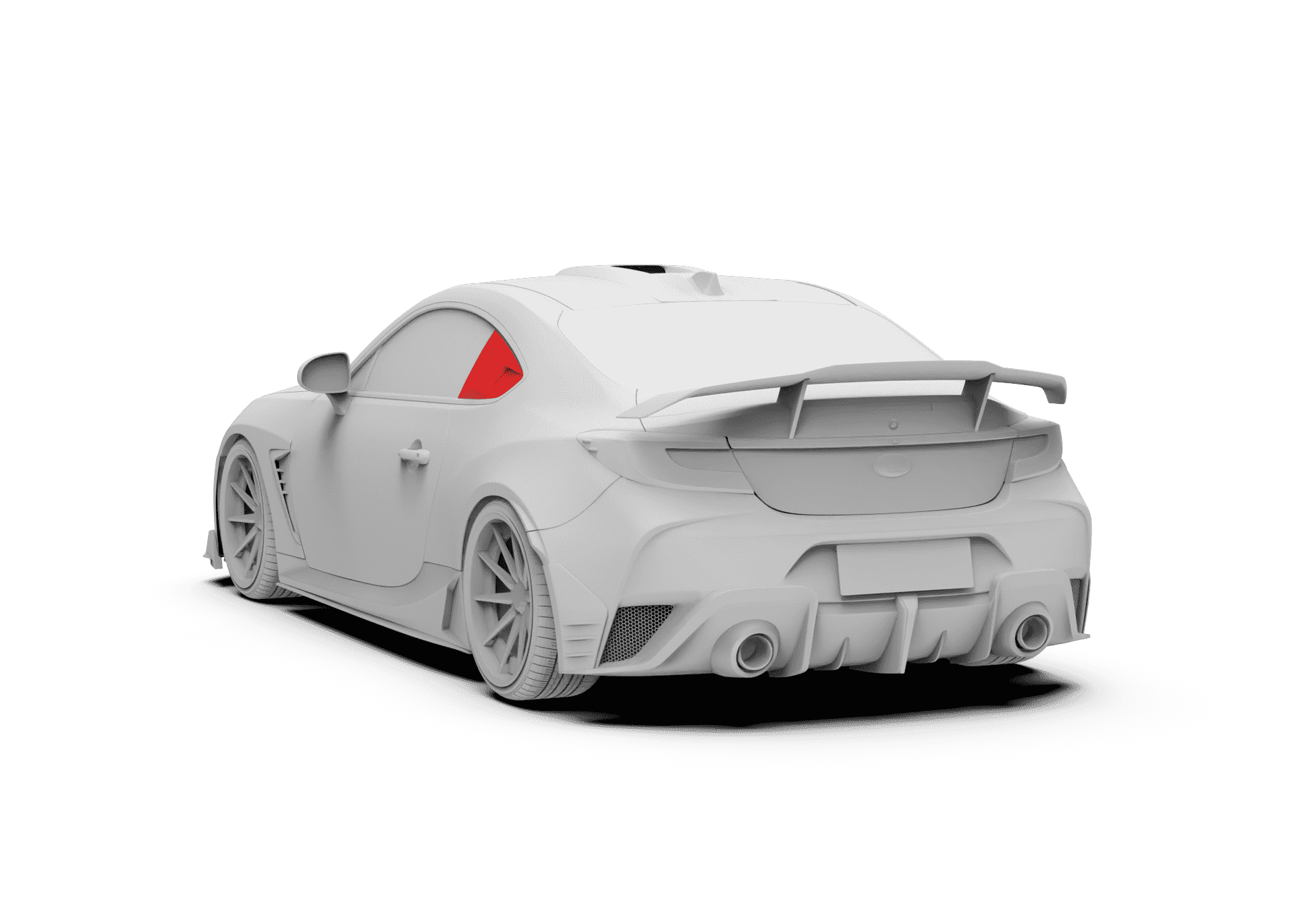 Robot Craftsman Toyota GR86 / BRZ Rear Window Panel Trim - Image 2