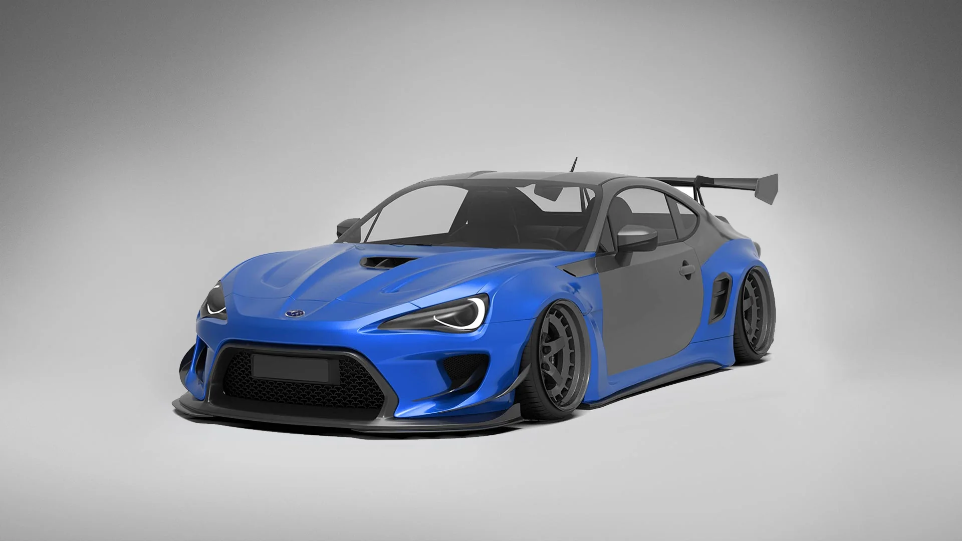 Robot Craftsman Toyota GT86 / BRZ / FRS Fibre Glass Reinforced Plastic Complete Body Kit (FRP) Fits Toyota GT86 / Subaru BRZ – First Gen (2012–2021) - Image 24