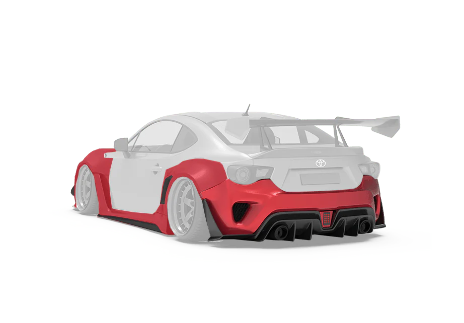 Robot Craftsman Toyota GT86 / BRZ / FRS Fibre Glass Reinforced Plastic Complete Body Kit (FRP) Fits Toyota GT86 / Subaru BRZ – First Gen (2012–2021) - Image 27