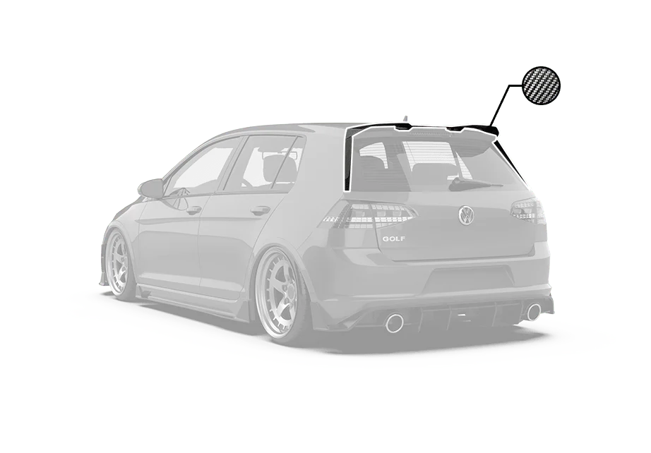 Robot Craftsman Volkswagen Golf / GTI / Golf R Rear Spoiler (Mk 7.5 Only) - Image 2