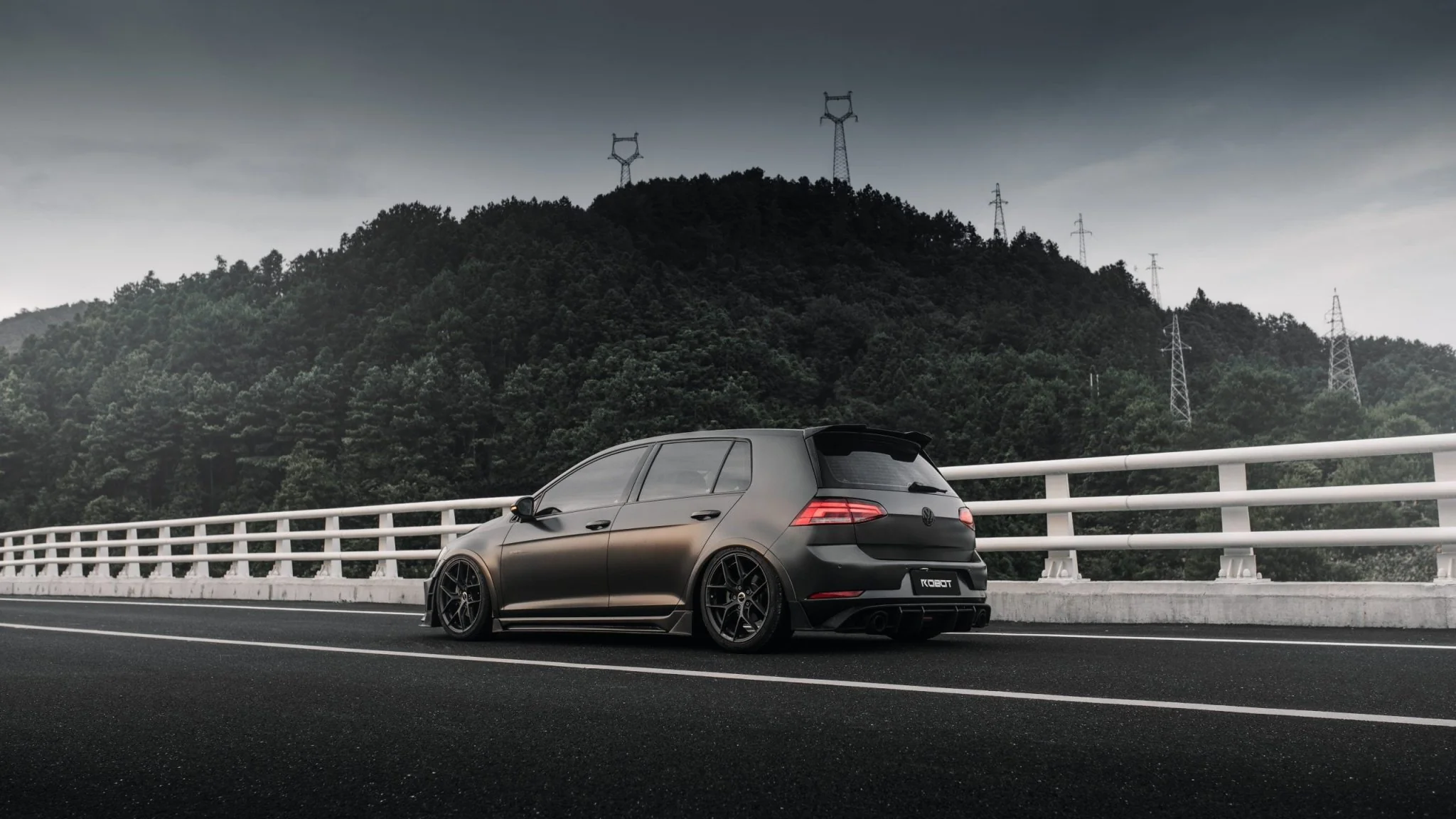 Robot Craftsman Volkswagen Golf / GTI / Golf R MK7 MK7.5 Fibre Glass Reinforced Plastic Complete Front Bumper (FRP) - Image 17