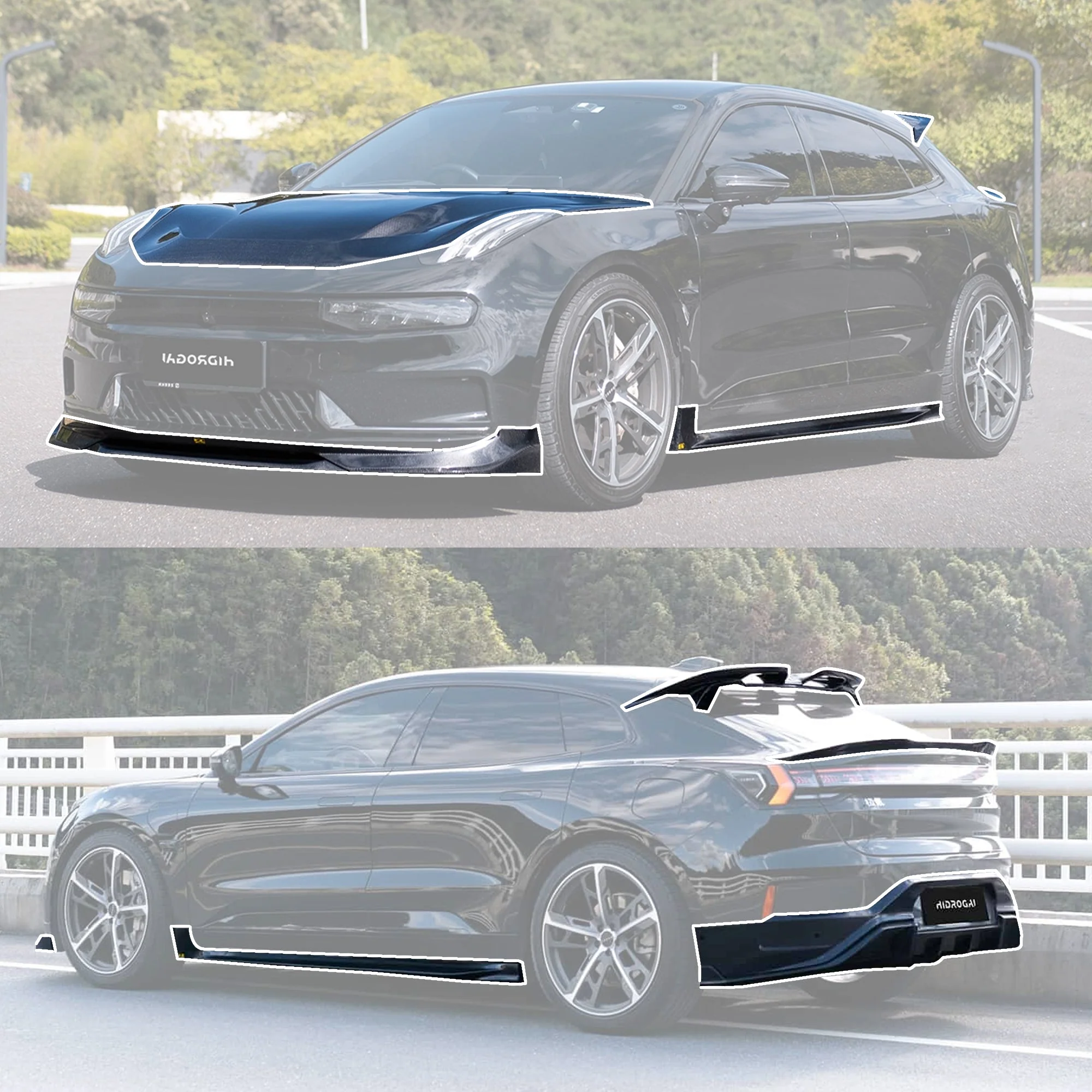Robot Craftsman Zeekr 001 Complete Bodykit - Image 21