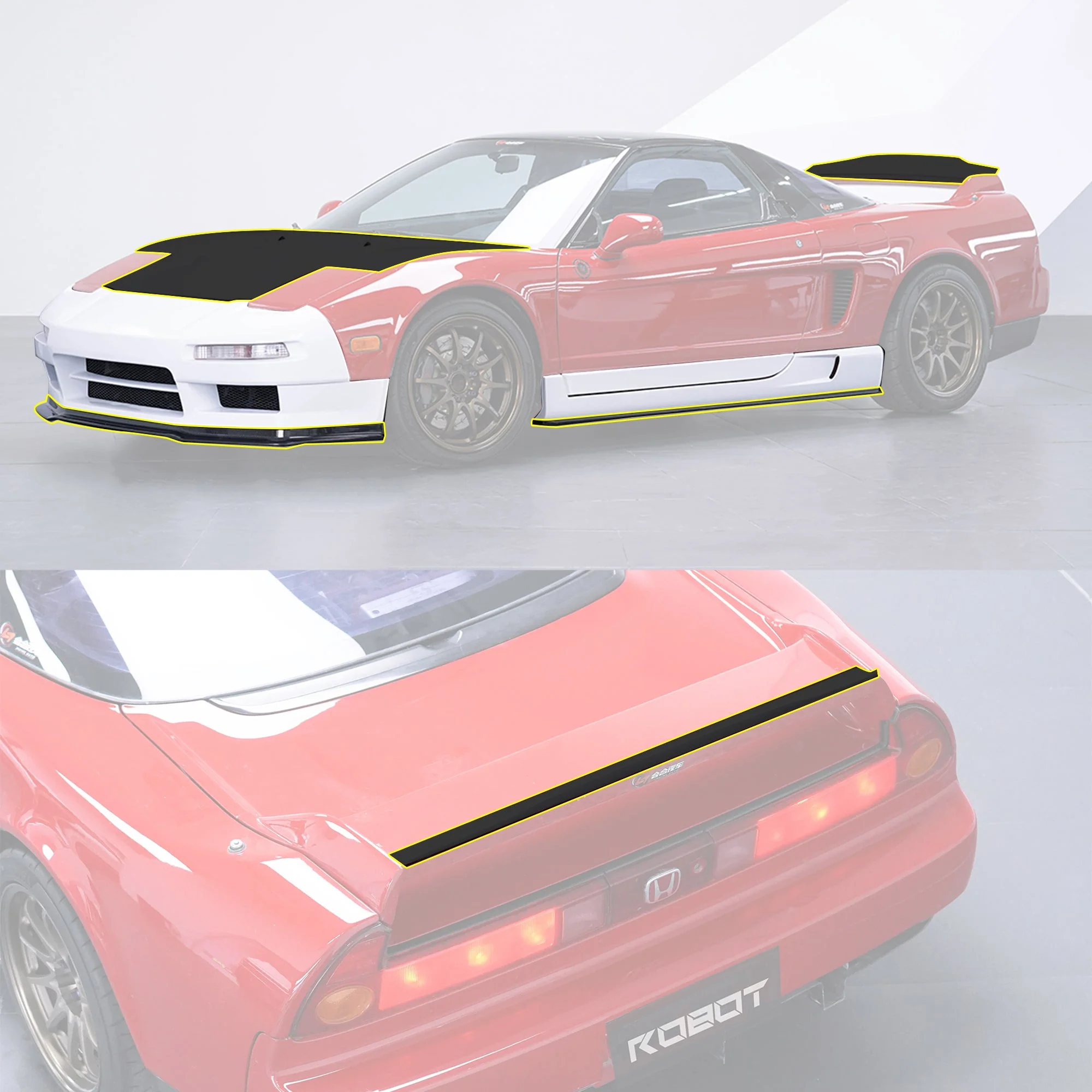 Robot Honda NSX Full FRP Bodykit Honda NSX NA1 and NA2 (1990–2005) - Image 15