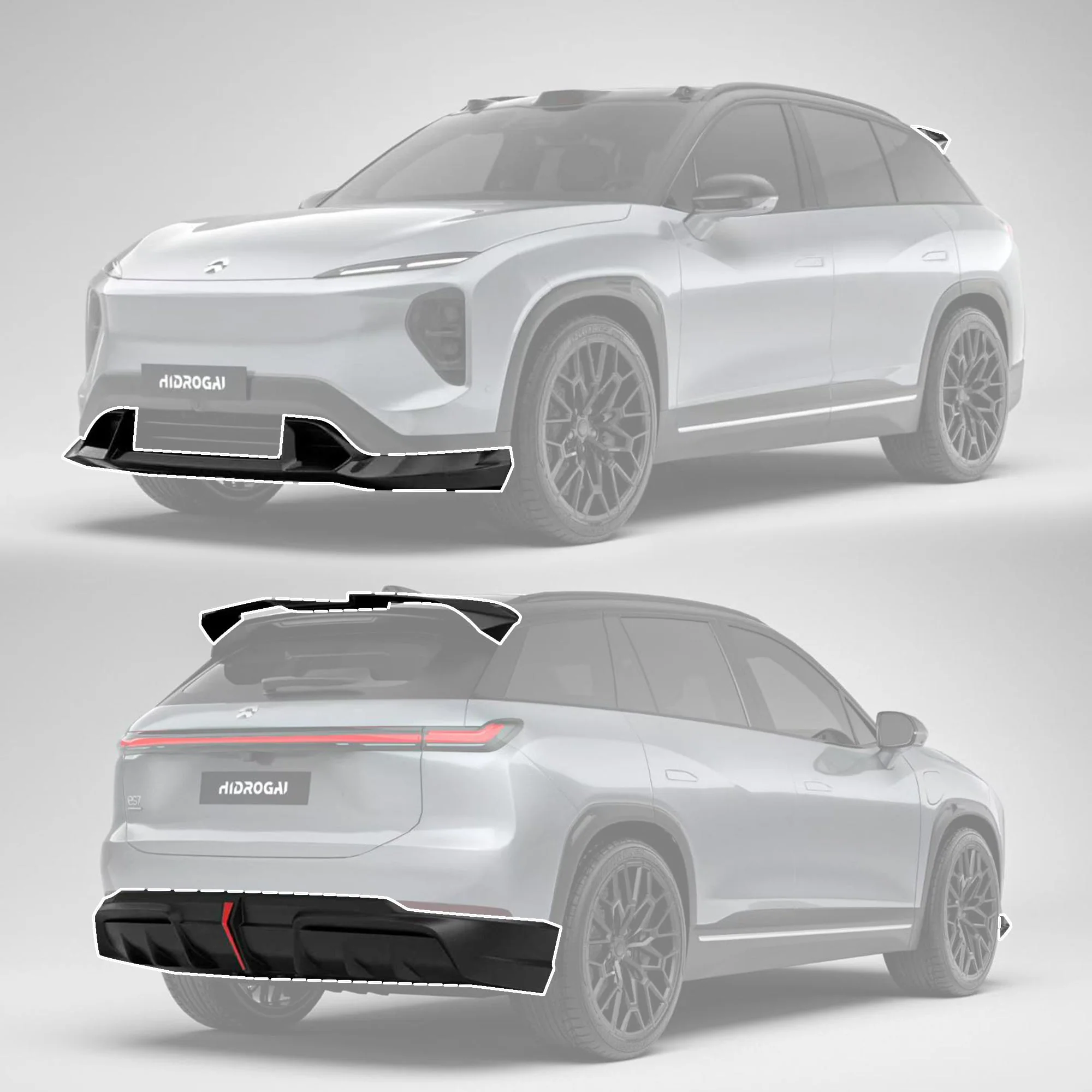 Robot NIO ES7 Lowline Bodykit (Hydrogai Series) - Image 8