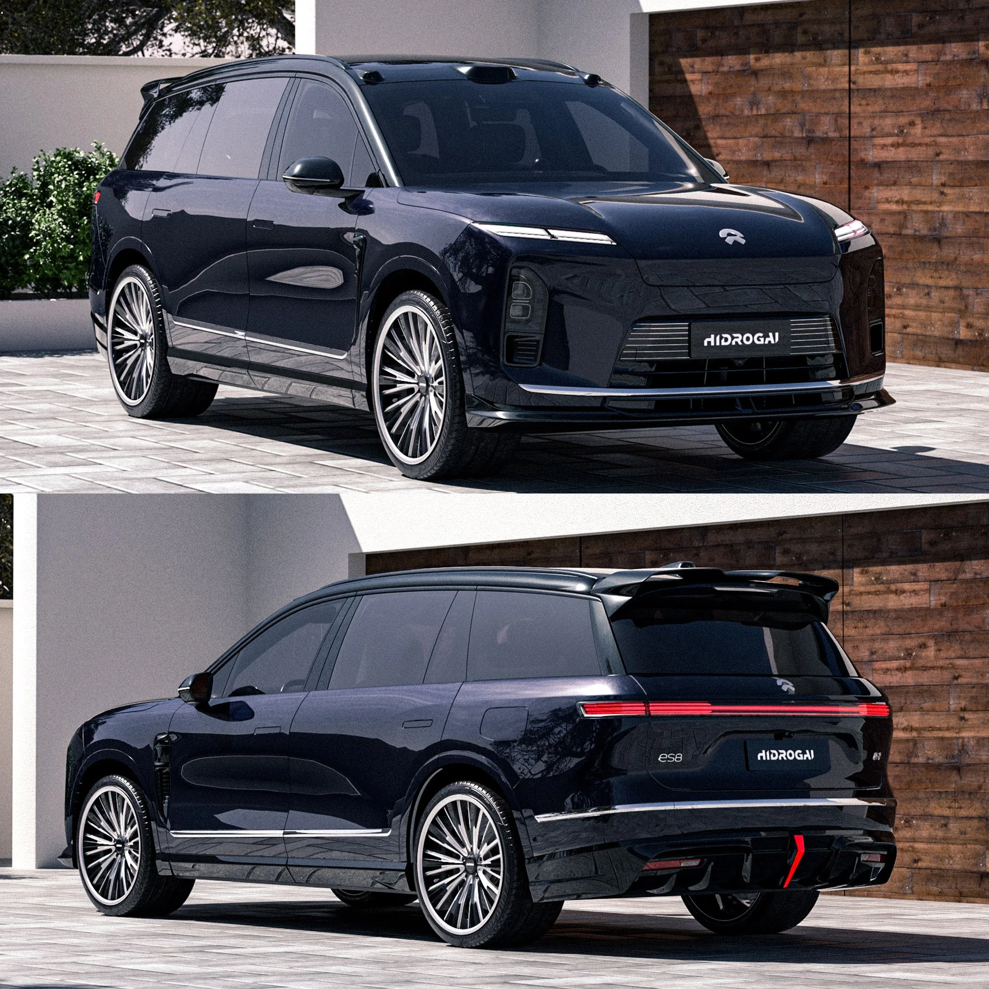 Robot NIO ES8 (3rd Gen) Lowline Bodykit (Hydrogai Series) 2025+ - Image 2