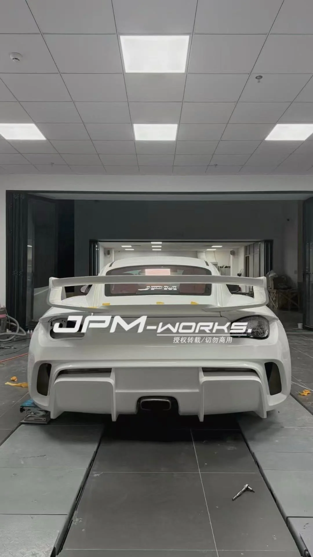 Robot Porsche 987.2 (2009–2012) "Stuka" Cayman Full FRP & Partial Carbon Widebody Kit - Image 31