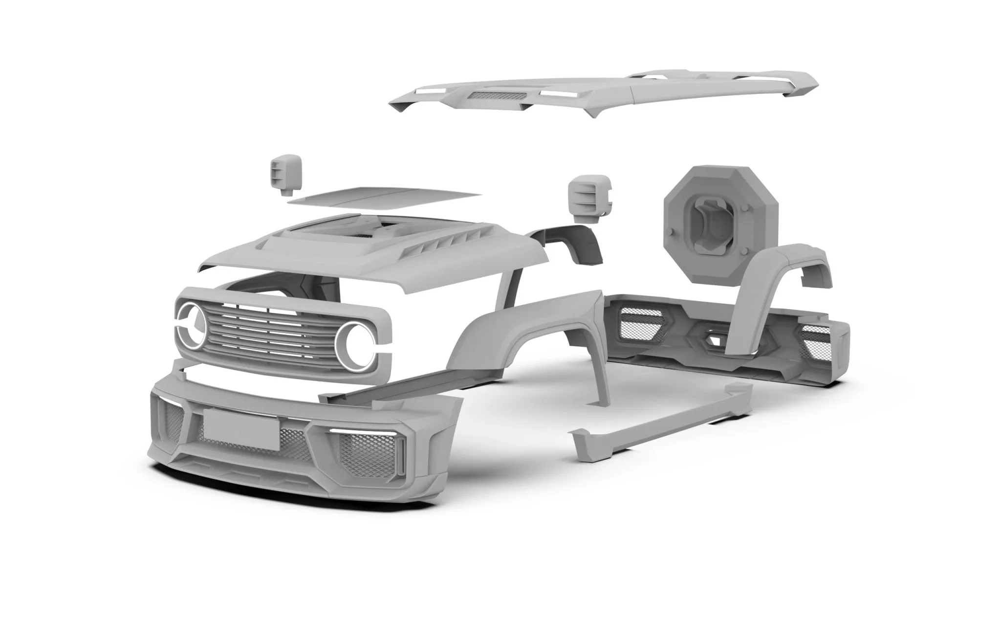 Robot Tank 300 Mars City Body Kit - Image 12