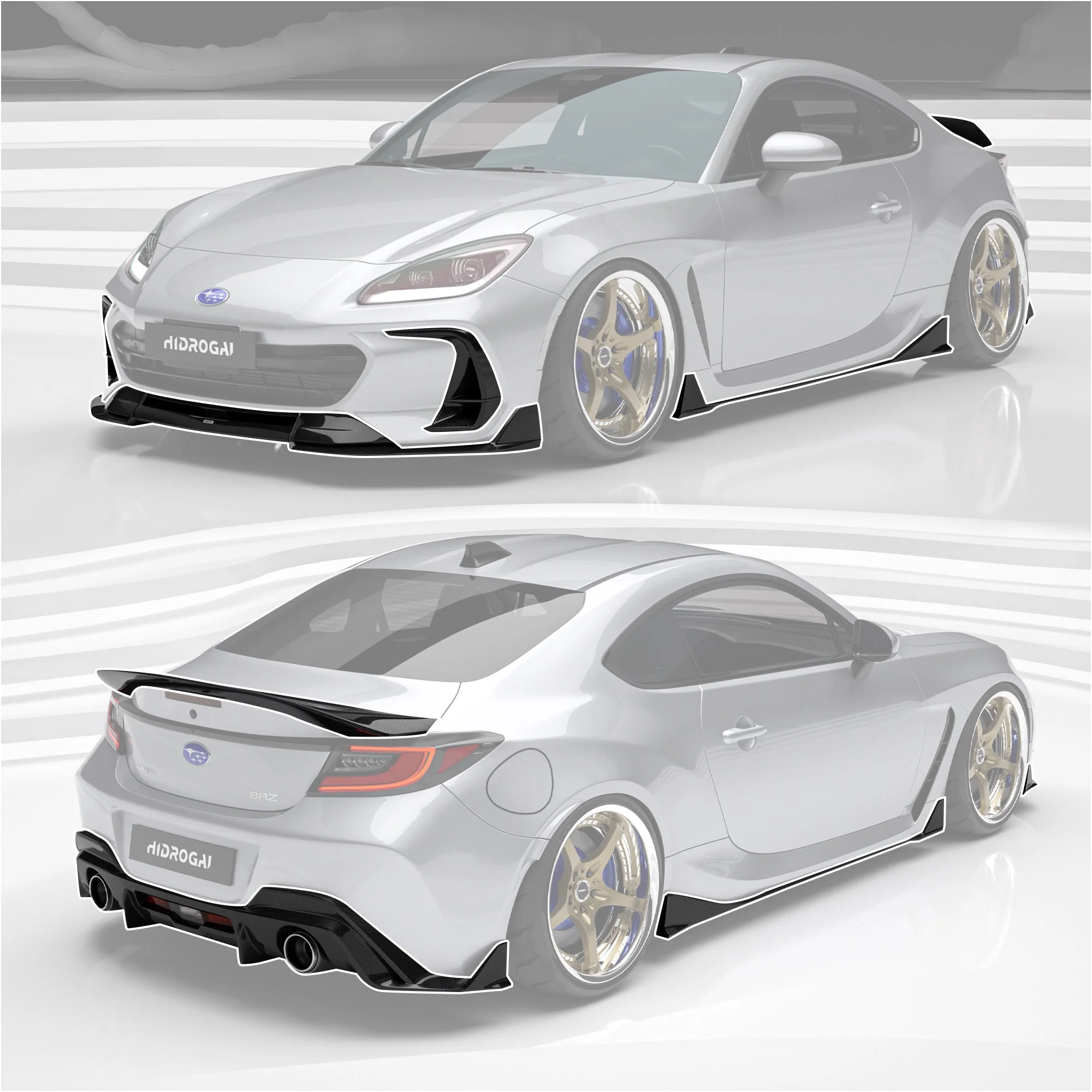 Robot Subaru BRZ 2022+ 2nd Gen (ZN8/ZC8) Complete Body Kit (Hydrogai Series) - Image 11