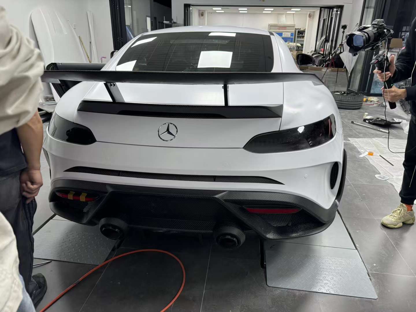 Robot Works Mercedes AMG GT Rear Bumper & Diffuser - Image 4
