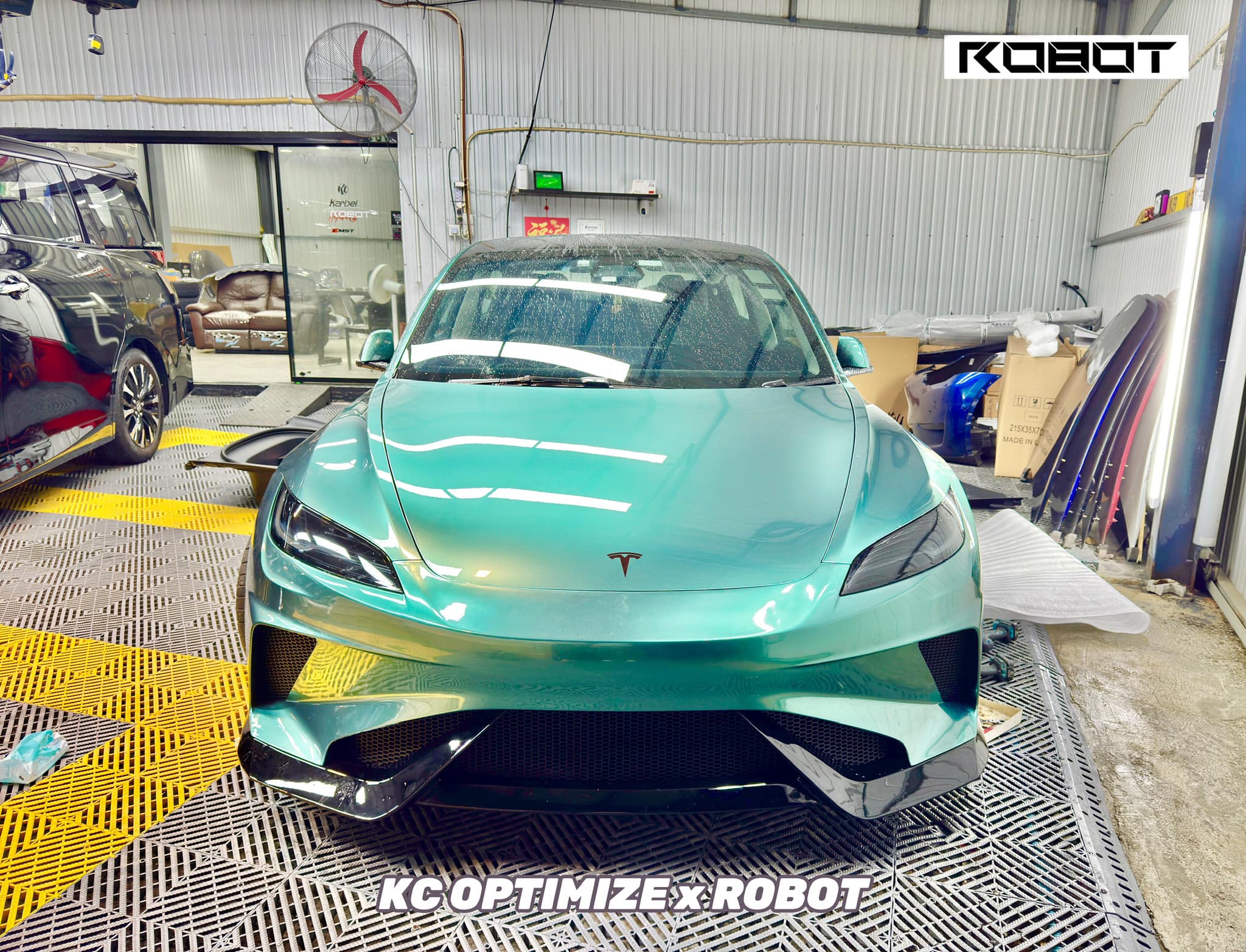 Robot Craftsman Tesla Model 3 Highland "HACKER" Front Bumper & Front Lip - Image 13