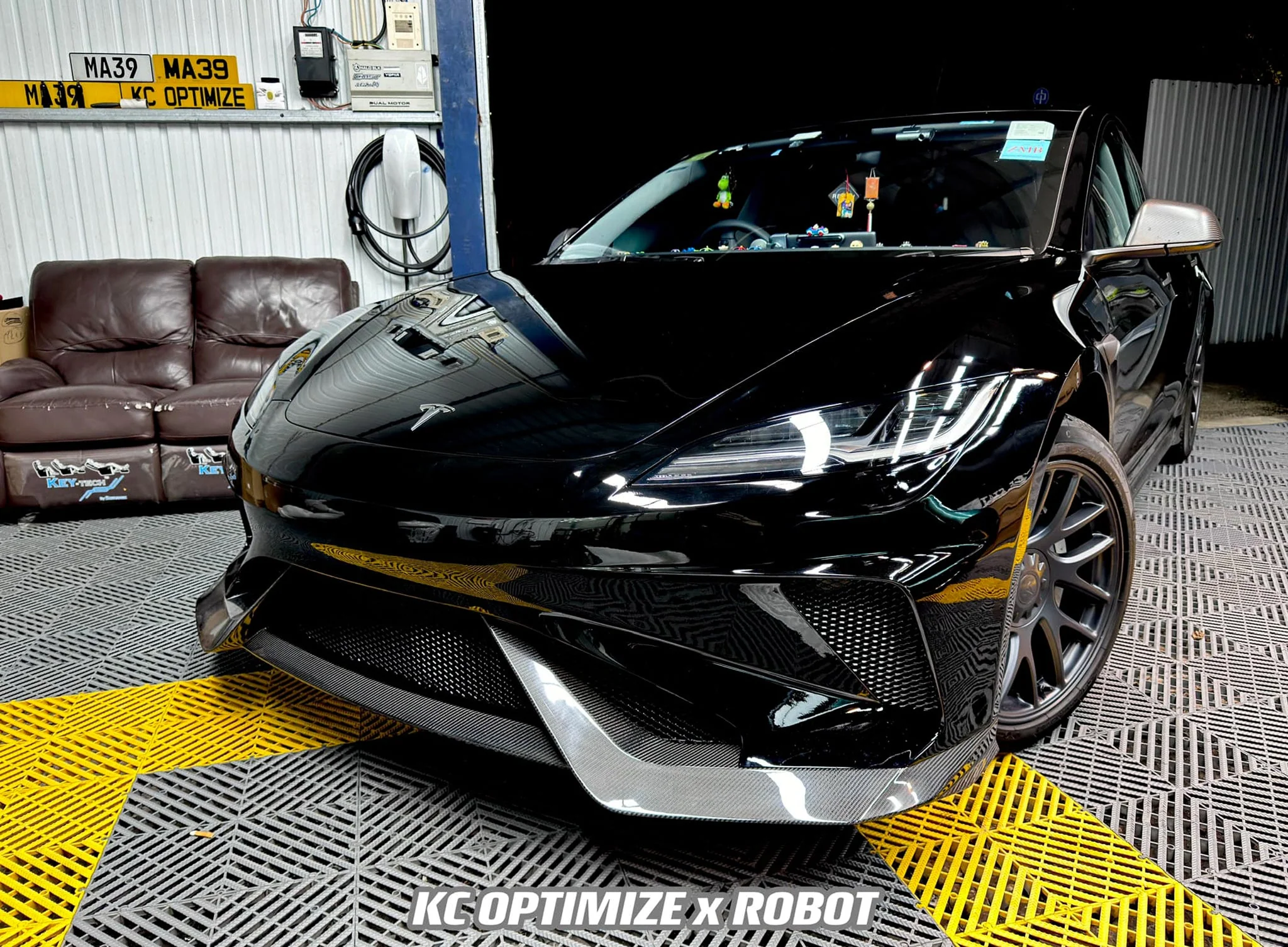 Robot Craftsman Tesla Model 3 Highland "HACKER" Front Bumper & Front Lip - Image 4