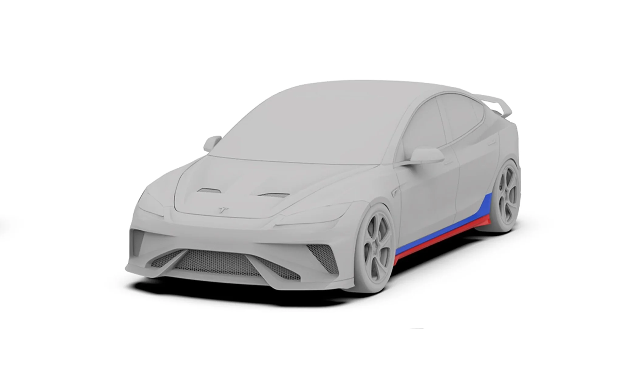 Robot Craftsman Tesla Model 3 Highland "HACKER" Side Skirts - Image 2