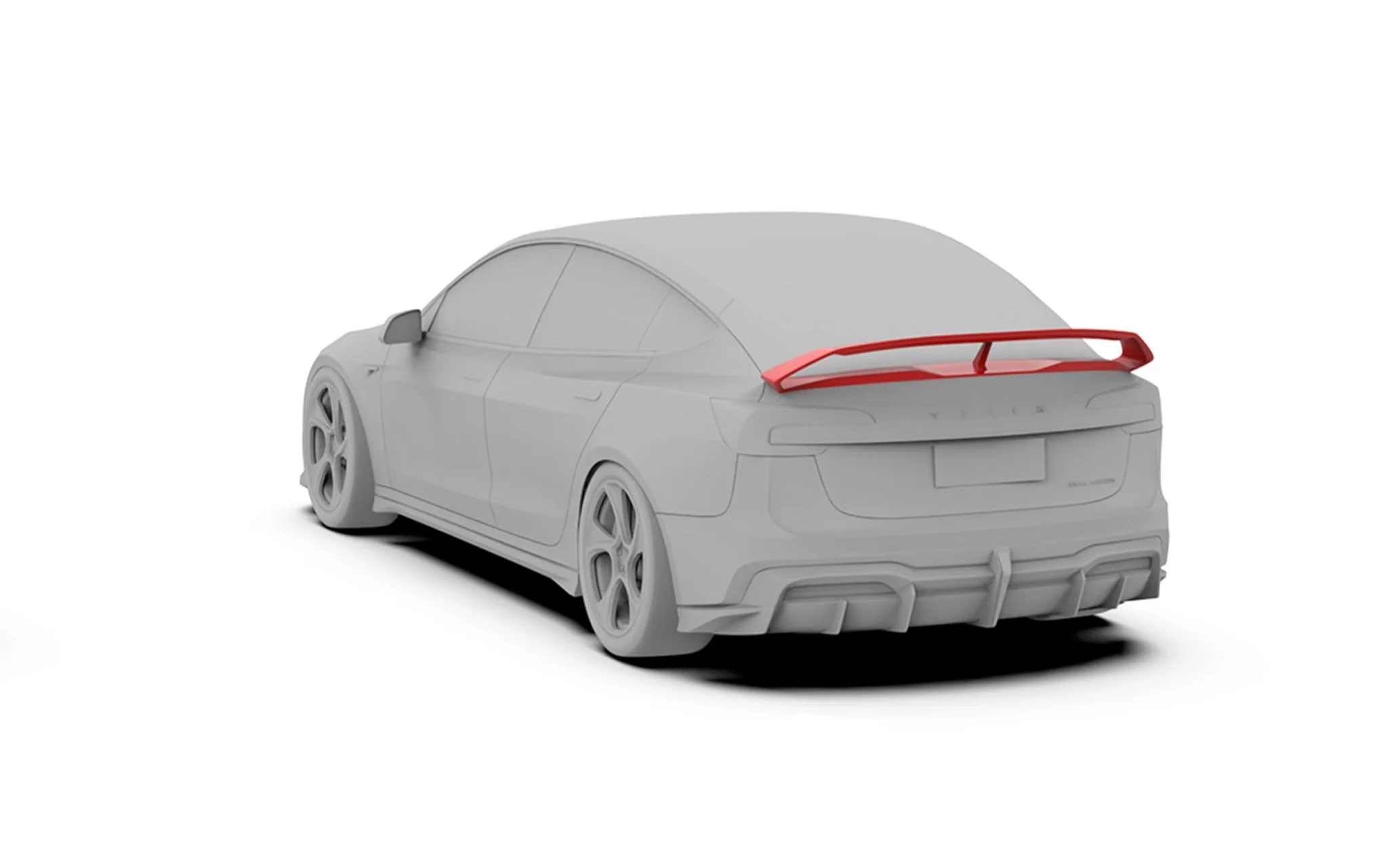 Robot Craftsman Tesla Model 3 Highland "HACKER" Spoiler - Image 2