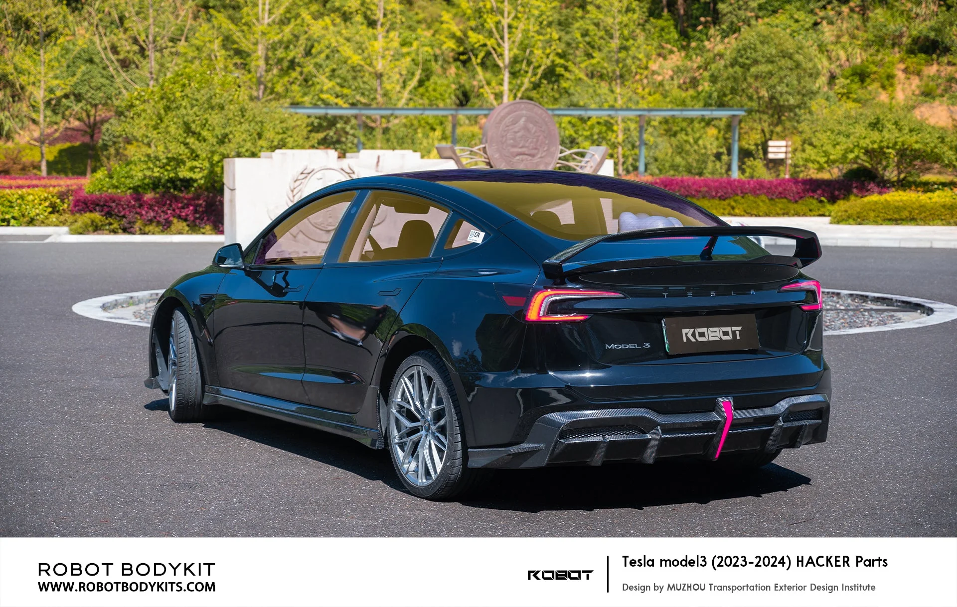 Robot Craftsman Tesla Model 3 Highland "HACKER" Spoiler - Image 6