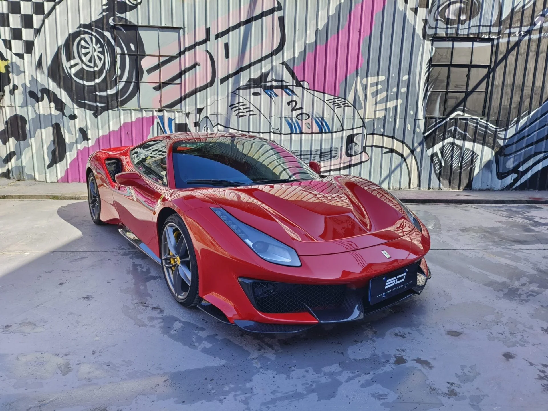 SD Dynamics Full Ferrari 488GTB Upgrade to Pista Conversion Body Kit - Image 3