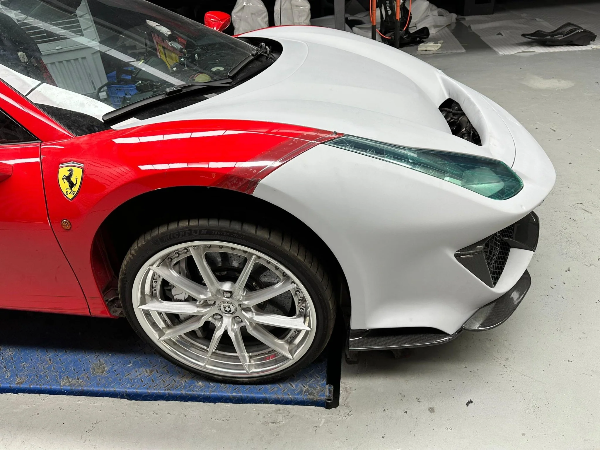 SD Dynamics Full Ferrari 488GTB Upgrade to Pista Conversion Body Kit - Image 44