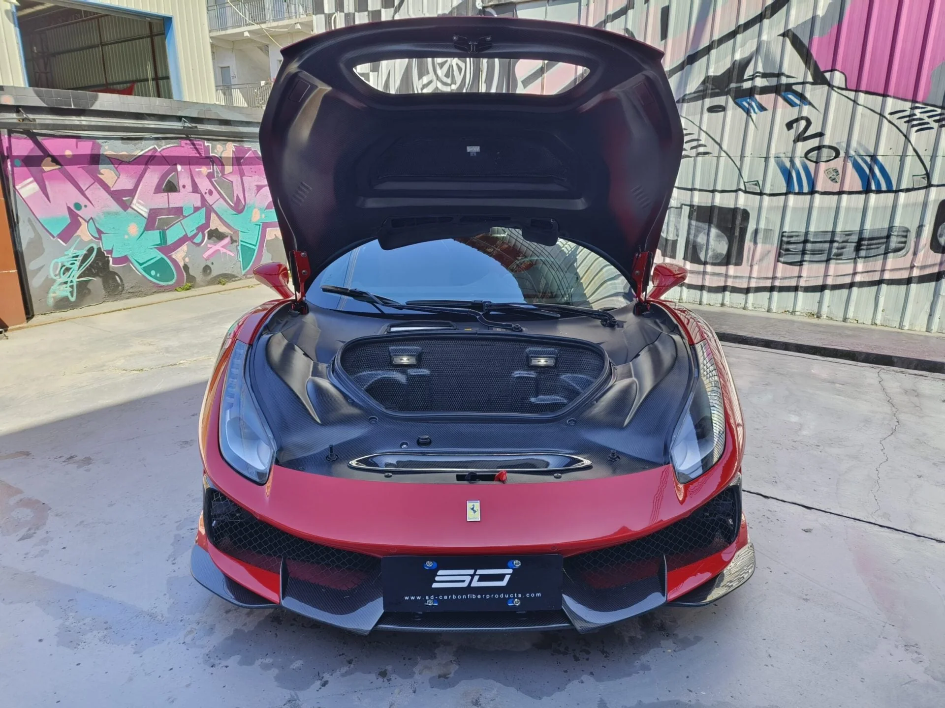 SD Dynamics Full Ferrari 488GTB Upgrade to Pista Conversion Body Kit - Image 6