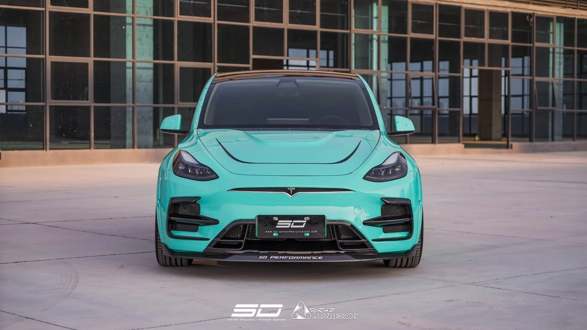 SD Dry Carbon Hood Bonnet For Tesla Model Y / Performance - Image 12