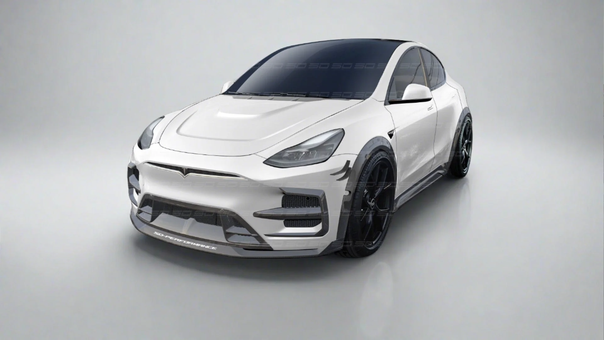 SD Dry Carbon Hood Bonnet For Tesla Model Y / Performance - Image 5