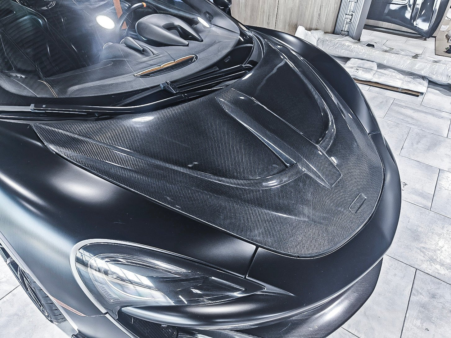 SD Carbon McLaren 540C 570S Full Prepreg / Dry Carbon P1 / Senna Style Bonnet - Image 10