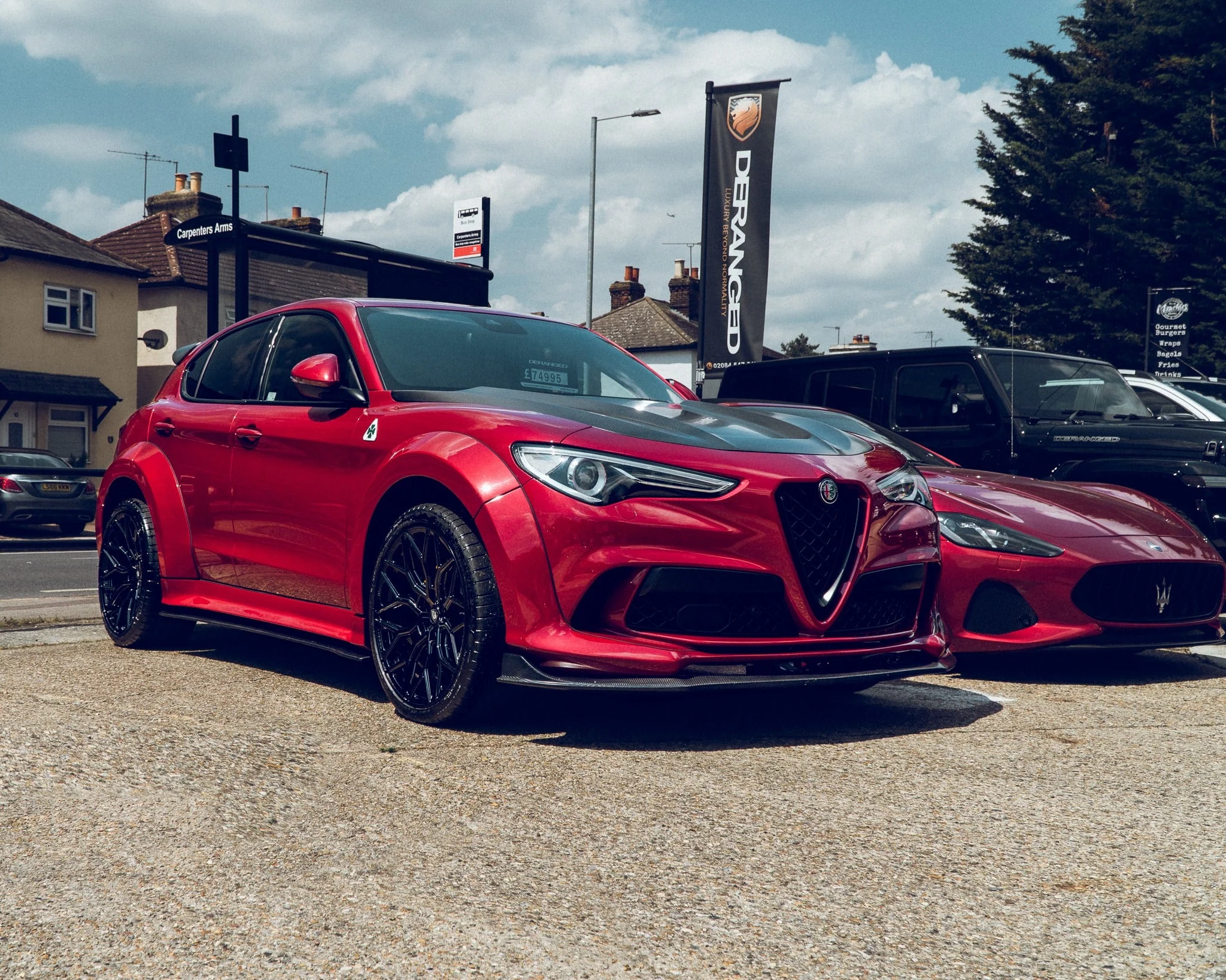SD Carbon Partial Carbon Fiber Widebody Kit For Alfa Romeo Stelvio 2.0T - Image 31