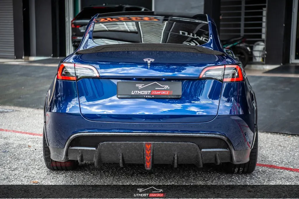SD Carbon Tesla Model Y Full Plastic or Dry Carbon Widebody Bodykit - Image 15