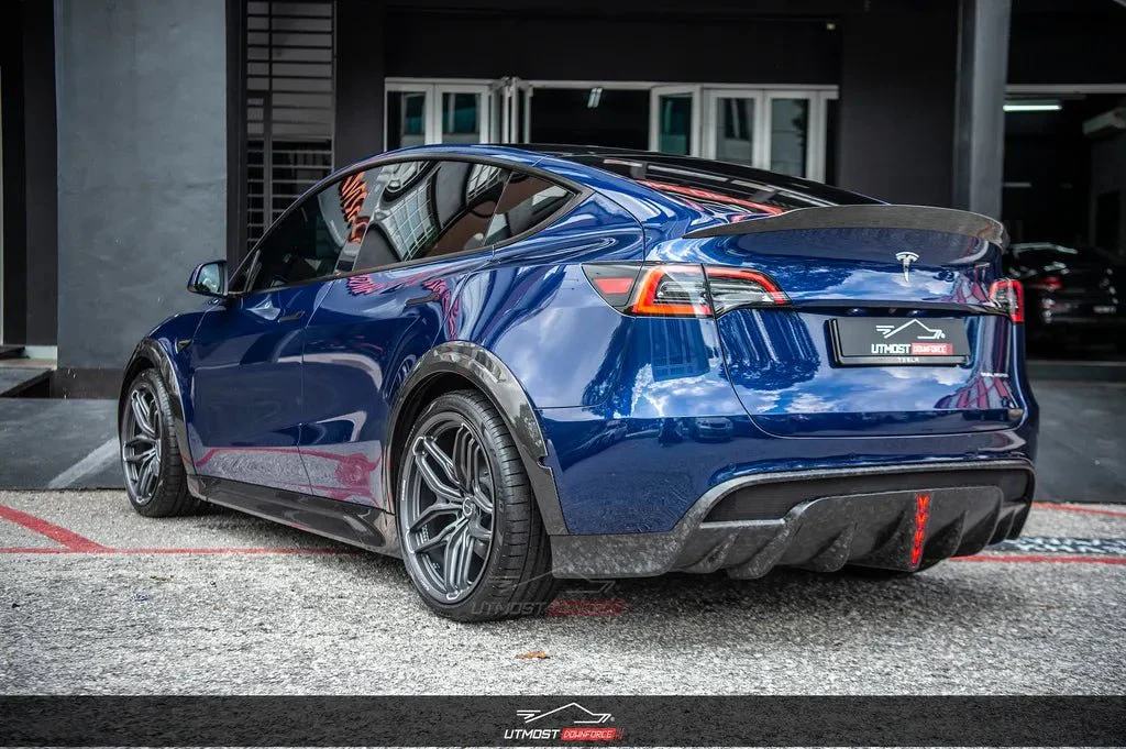 SD Carbon Tesla Model Y Full Plastic or Dry Carbon Widebody Bodykit - Image 16