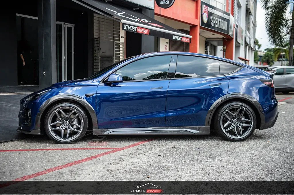 SD Carbon Tesla Model Y Full Plastic or Dry Carbon Widebody Bodykit - Image 23