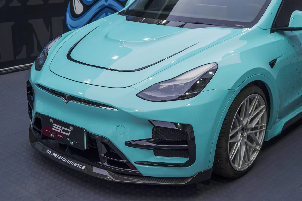 SD Carbon Tesla Model Y Full Plastic or Dry Carbon Narrowbody Bodykit - Image 13