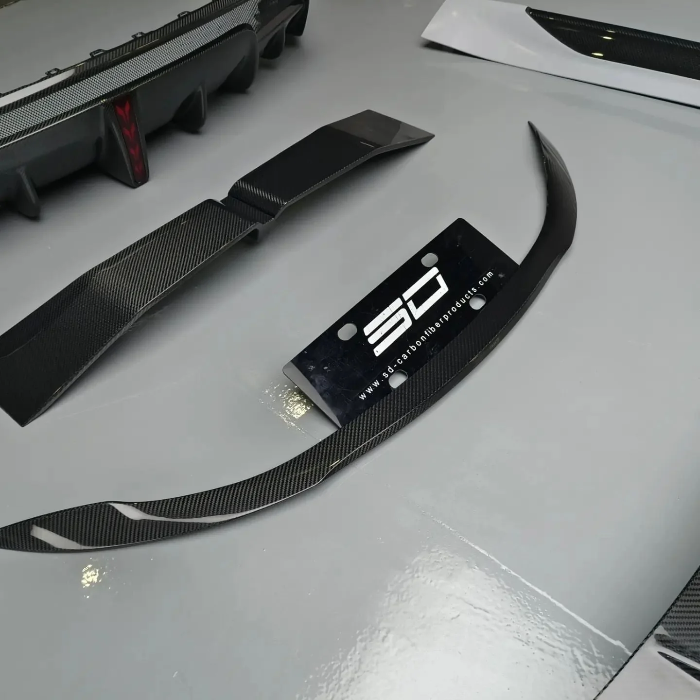SD Carbon Tesla Model Y PP Front Bumper - Image 12
