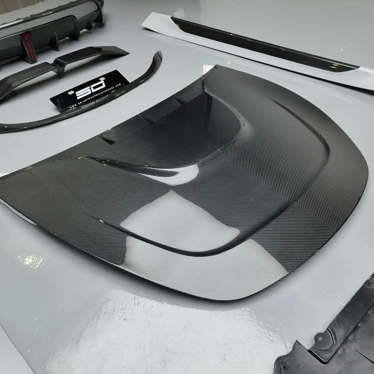 SD Carbon Tesla Model Y PP Front Bumper - Image 15