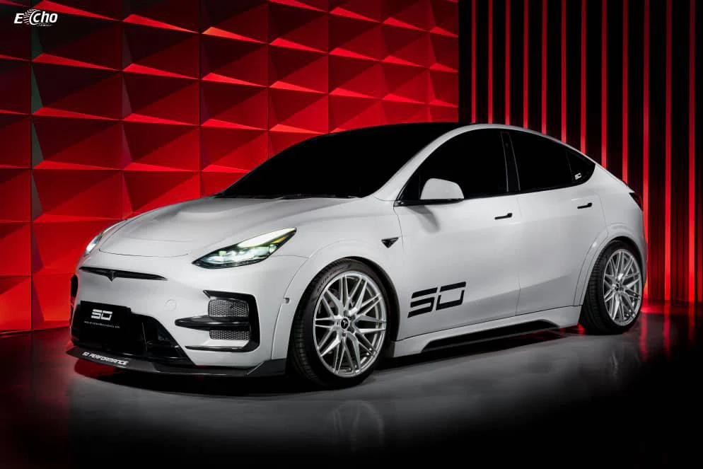 SD Carbon Tesla Model Y PP Front Bumper - Image 4