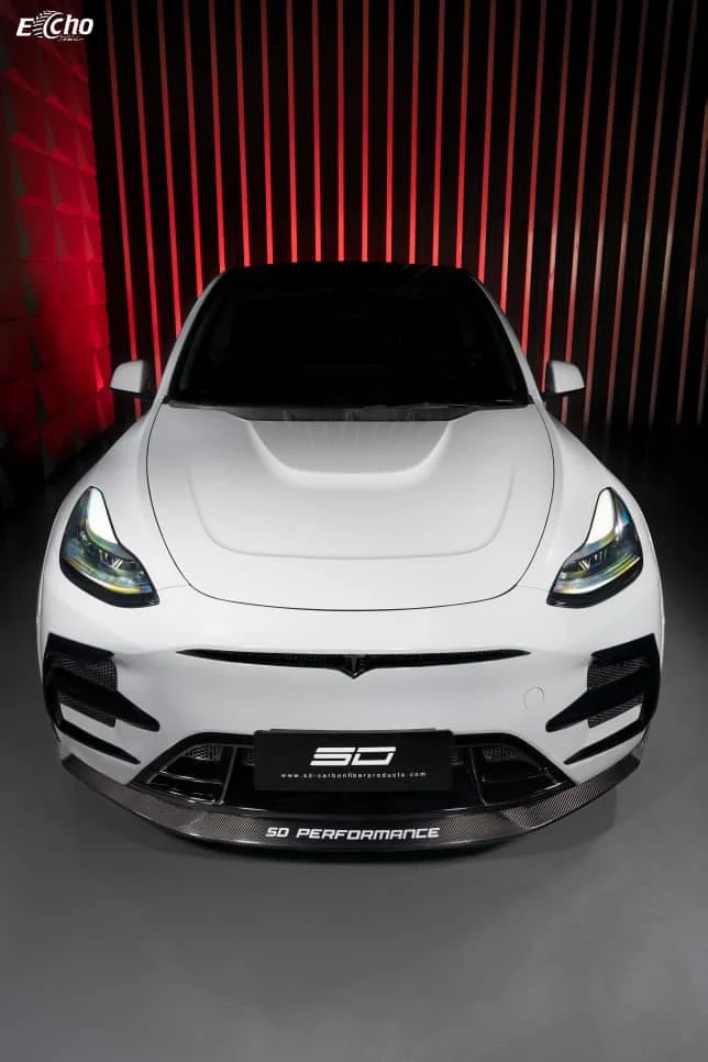 SD Carbon Tesla Model Y PP Front Bumper - Image 5