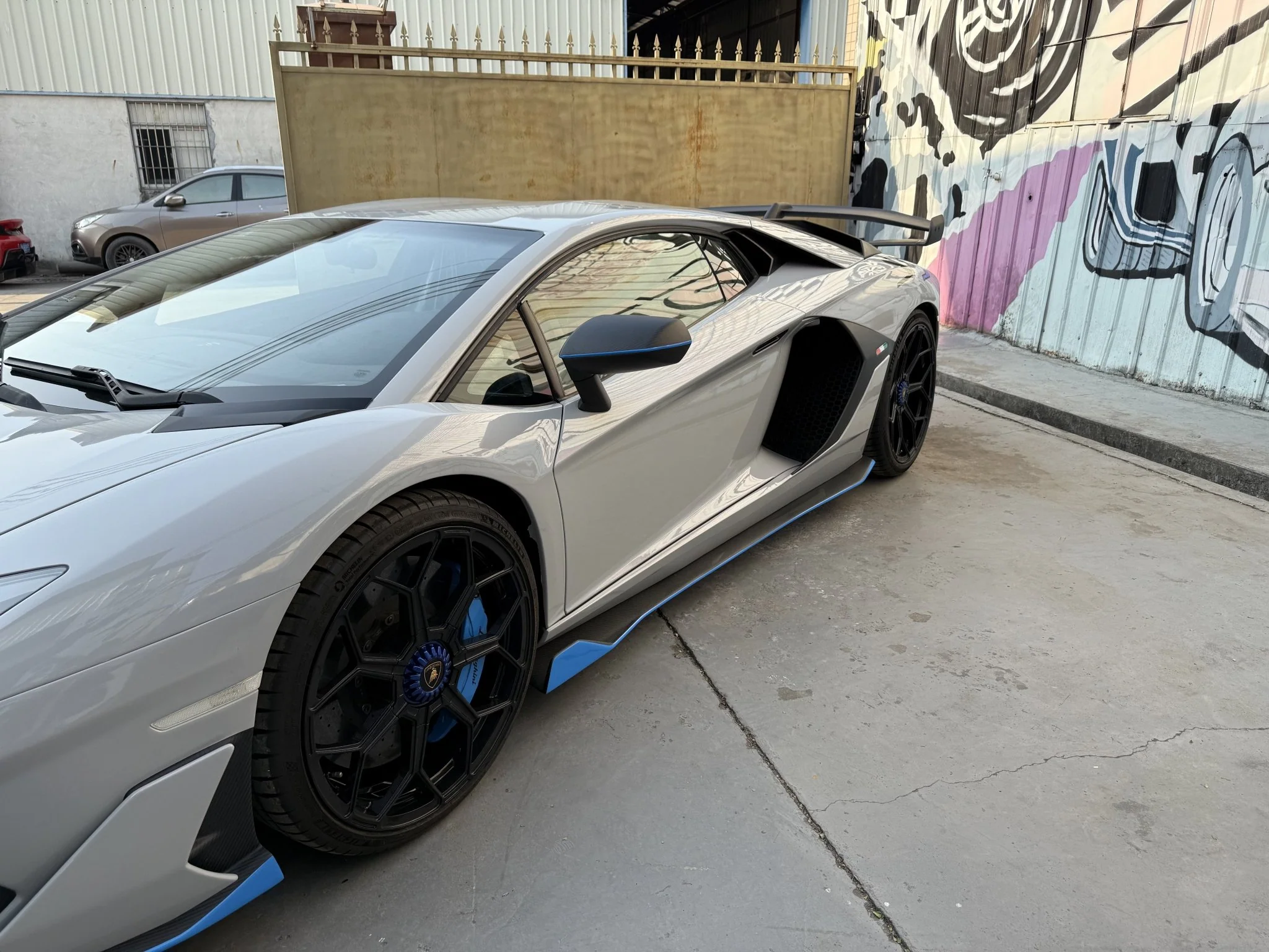 SD Dry Carbon Fibre Conversion Full Body Kit Conversion for Lamborghini Aventador LP700/720/740/750 Upgrade to SVJ Full Body Kit - Image 12