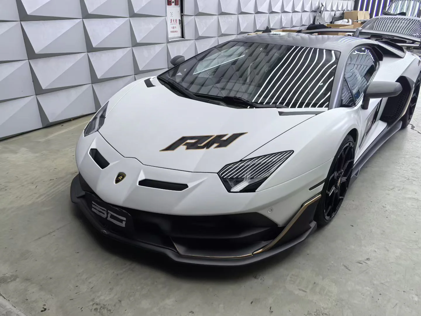 SD Dry Carbon Fibre Conversion Full Body Kit Conversion for Lamborghini Aventador LP700/720/740/750 Upgrade to SVJ Full Body Kit - Image 13